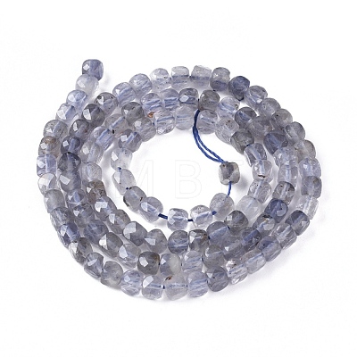 Natural Iolite/Cordierite/Dichroite Beads Strands G-L537-027-1