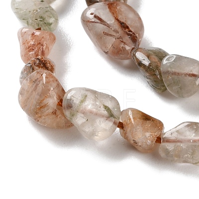 Natural Rutilated Quartz Beads Strands G-P497-01C-19-1