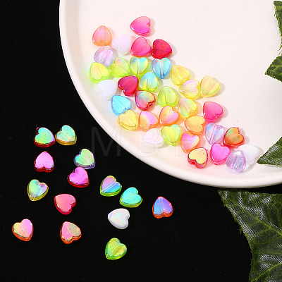 Eco-Friendly Transparent Acrylic Beads TACR-YW0001-07I-1