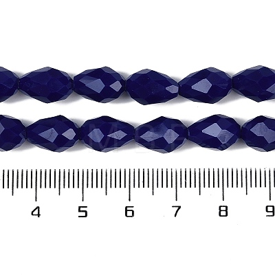 Opaque Solid Color Imitation Jade Beads Strands EGLA-N013-P10mm-D03-1