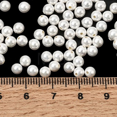 Electroplated Shell Pearl Beads BSHE-B008-05A-4mm-1