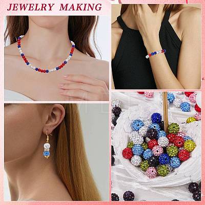 Pave Disco Ball Beads RB-SZ0001-09A-1
