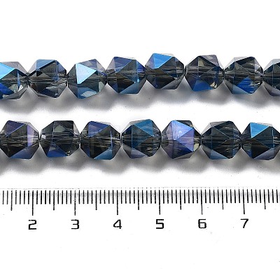 Electroplate Glass Beads Strands EGLA-P057-01A-FR02-1