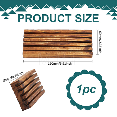 Pine Wood Place Card Display Stands ODIS-WH0025-185A-1