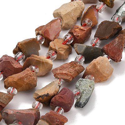Natural Ocean Jasper Beads Strands GG-CBA0B77-A23-02-1