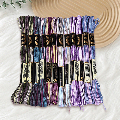 6-Ply Polyester Embroidery Floss OCOR-WH20074-15O-1