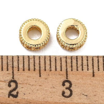 Rack Plating Brass Micro Pave Cubic Zirconia Beads KK-U030-30G-04-1