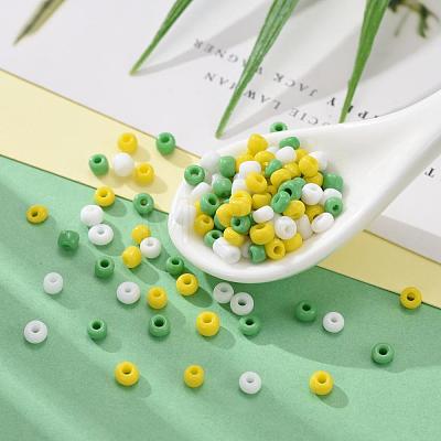 6500Pcs 300G 3 Colors Glass Seed Beads SEED-LS0001-06-1