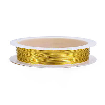 Round Copper Jewelry Wire CWIR-Q006-0.4mm-G-1