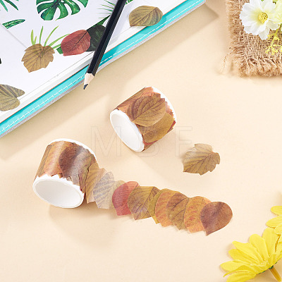 Autumn Leaf Paper Tape Stickers for Card Making DIY-TAC0032-23E-1
