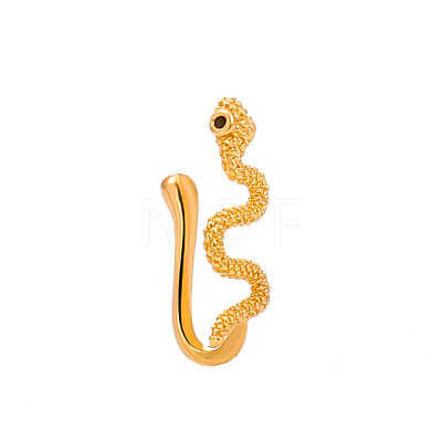 Brass Snake Clip on Nose Rings WGF4B6F-01-1