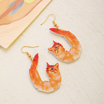 Acrylic Dangle Earrings FS-WG7CC71-02-1