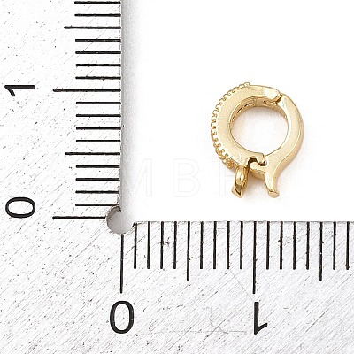 Brass Micro Pave Cubic Zirconia Pendant Bails KK-G544-32G-1