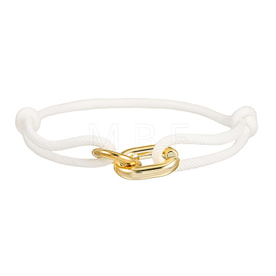CCB Plastic Oval & Ring Link Bracelets WG5024D-05-1