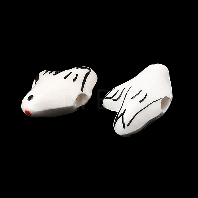 Handmade Porcelain Beads PORC-A034-06-1
