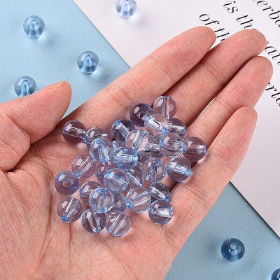 Transparent Acrylic Beads MACR-S370-A10mm-749-1