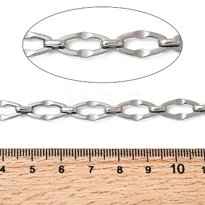 304 Stainless Steel Dapped Chains CHS-Z007-18P-1