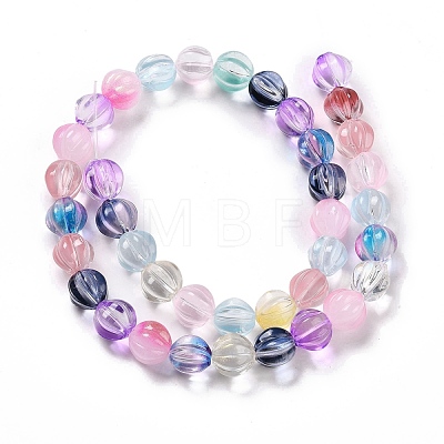 Transparent Glass Beads Strands GLAA-F114-02B-05-1