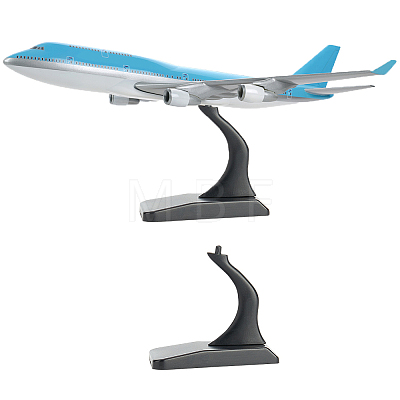 2 Sets Plastic Model Aircraft Display Stands ODIS-FG0001-50-1