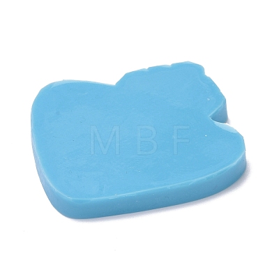 Heart Perfume Bottle with Word BOYS TEARS Pendant Silicone Molds DIY-M034-24-1
