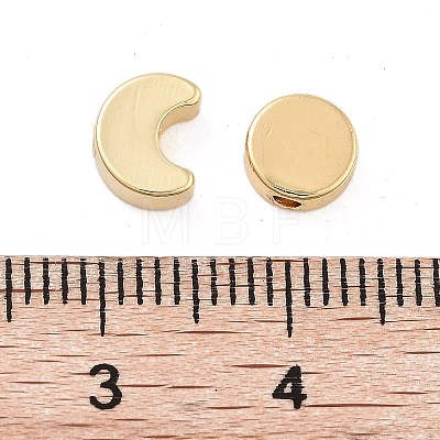 10Pcs 2 Styles Moon Phase Theme Brass Beads Set KK-TZ0001-02-1