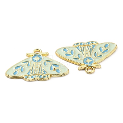 Alloy Enamel Pendants X-ENAM-D051-02G-1
