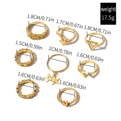 Alloy Finger/Cuff Rings WG1D78A-01-1