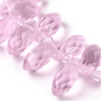 Crystal Glass Beads Strands X-GLAA-D033-28-1