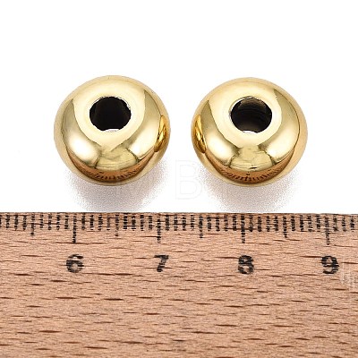 UV Plating Opaque Acrylic European Beads PACR-T017-19M-07-1