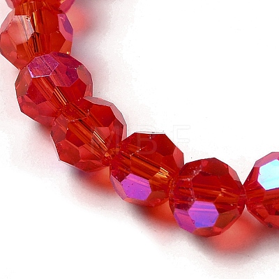 Electroplate Transparent Glass Beads Strands EGLA-A035-T6mm-L01-1