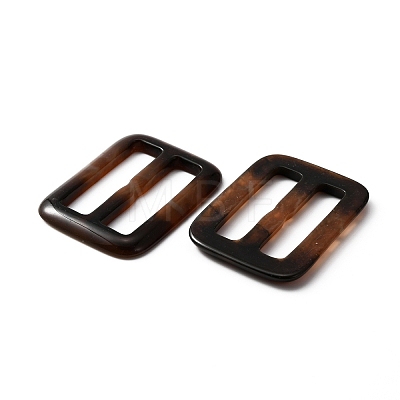 Rectangle Resin Buckle Clasps FIND-WH0129-33E-1