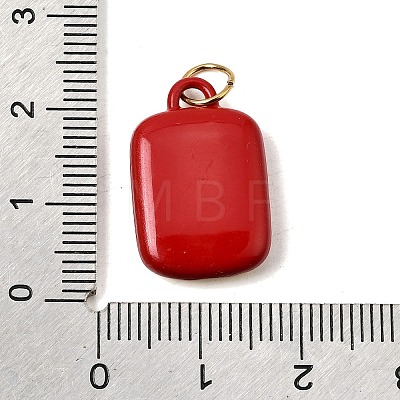 Printing 304 Stainless Steel Pendants STAS-K304-13D-G-1