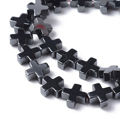 Non-Magnetic Synthetic Hematite Beads Strands G-G096-10x10x4mm-1