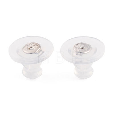 Silicone Ear Nuts SIL-L004-04S-01-1