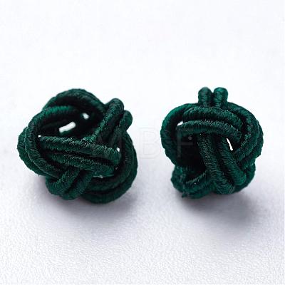 Polyester Weave Beads WOVE-N002-03-1