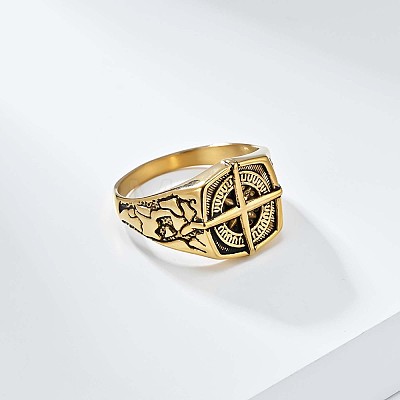 316L Surgical Stainless Steel Finger Rings for Men FS-WGFC20E-08-1