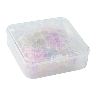 50Pcs Transparent Glass Bead GLAA-FS0001-75-1