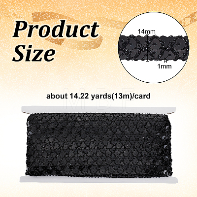 Polyestre Lace Trim OCOR-WH0068-48-1