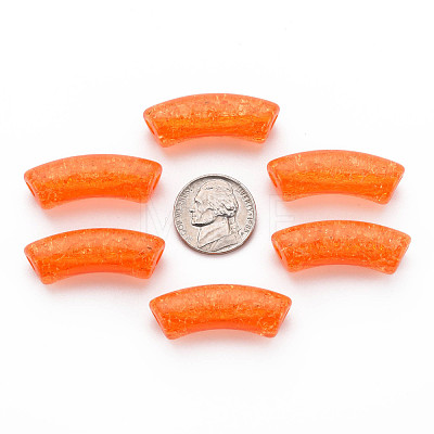 Transparent Crackle Acrylic Beads CACR-S009-001B-N84-1