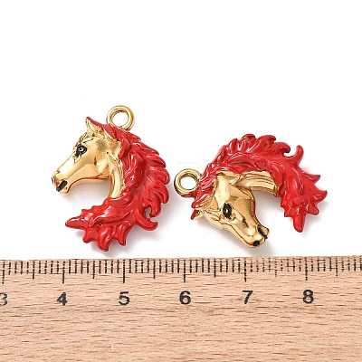 304 Stainless Steel Enamel Pendants STAS-Z193-11G-02-1