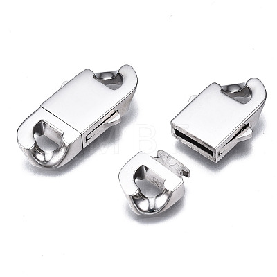304 Stainless Steel Clasps STAS-T052-40P-1