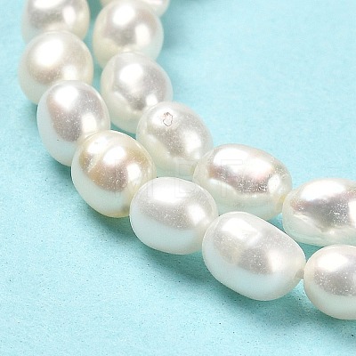Natural Cultured Freshwater Pearl Beads Strands PEAR-E016-105-1