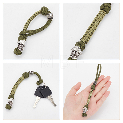 Handmade Nylon Parachute Cord for Men HJEW-WH0043-66AS-01-1