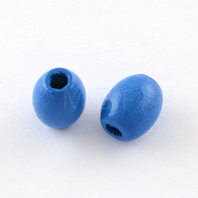Dyed Natural Wood Beads WOOD-R249-032-1