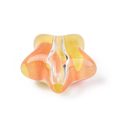 Printed Transparent Acrylic Beads OACR-N161-07C-1