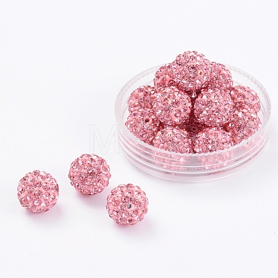 Pave Disco Ball Beads RB-H258-10MM-223-1
