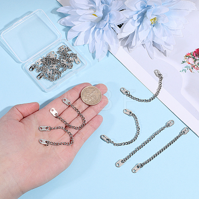 12Pcs Zinc Alloy Coat Hanging Chain FIND-PH0038-69P-1