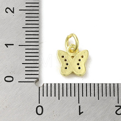 Real 18K Gold Plated Brass Pave Cubic Zirconia Pendants KK-M283-10C-02-1