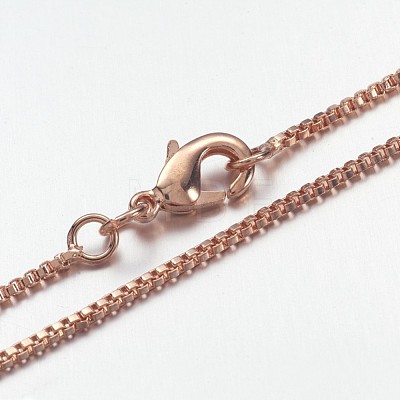 Brass Chain Necklaces X-MAK-F013-02RG-1