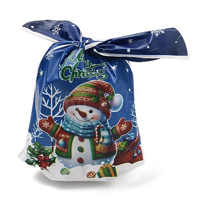 Christmas Theme Rabbit Shaped Candy Plastic Bags ABAG-Q053-04B-1